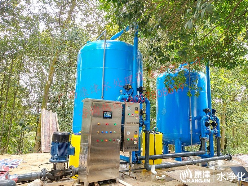 大王灘湖水淨化工程 -50噸壓力式一體化淨水設備 